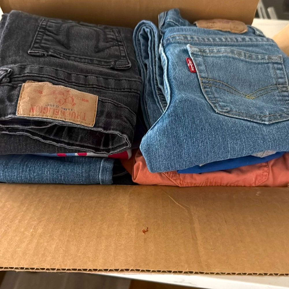 Box of Boy clothes